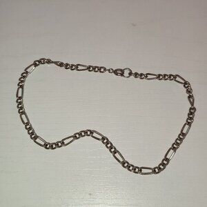 Silver Ankle Bracelet Foot Jewelry Vintage Metallic Boho Bohemian Academia